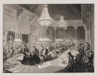 KG 08128
<br/>
Kunstbeschouwing met dames in Arti et Amicitiae
<br/>
<em>Mare, Johannes de (1806-1889)</em>